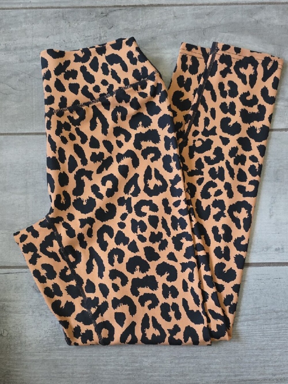 NWOT Balance/Vitality King Cheetah Ascend Leggings - Black on Tan - Picture 8 of 10